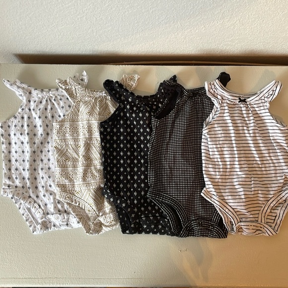 Carter's Other - NWOT. Carter’s 3m Onesies. Bundle of 5.